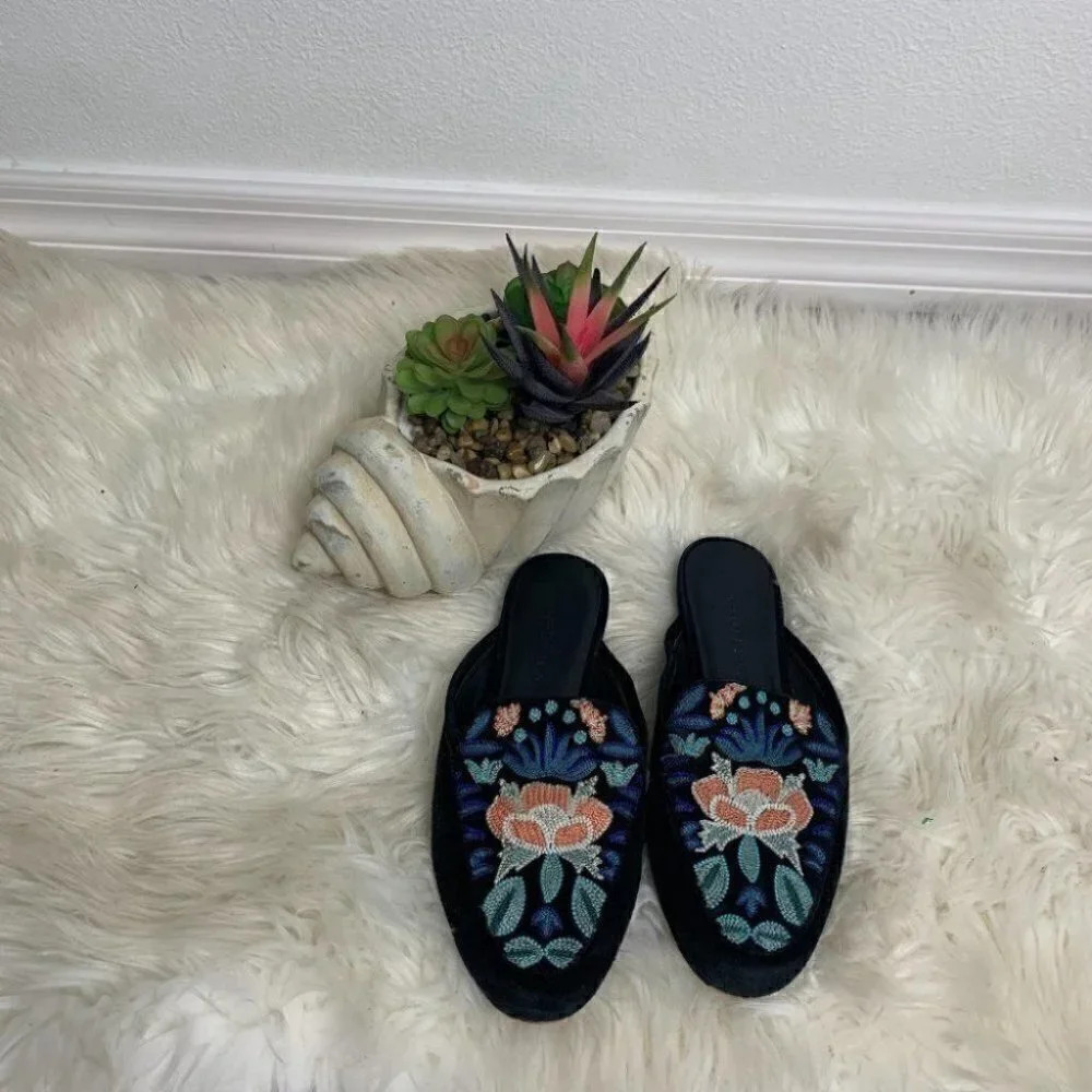 Rebecca Minkoff raylee embroidered loafers 7.5 - Picture 11 of 12